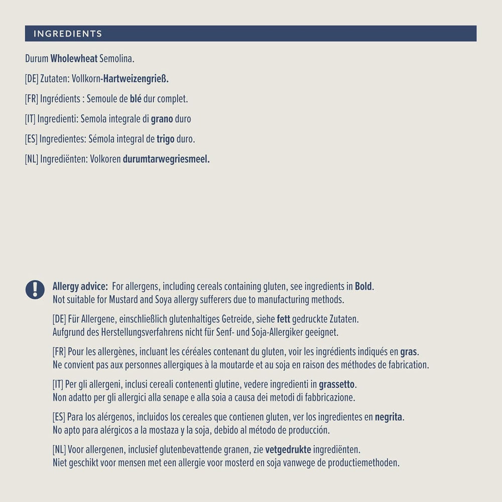 Celozrnné Penne Rigate od Amazonu, 500g