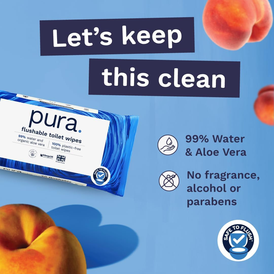 Ekologické jednorázové vlhčené ubrousky 560 ubrousků (14 x 40 ubrousků) Měsíční balení 100% bez plastů 99% vlhčené ubrousky citlivé na vodu Jemné k spláchnutí Certifikované biologicky odbouratelné veganské