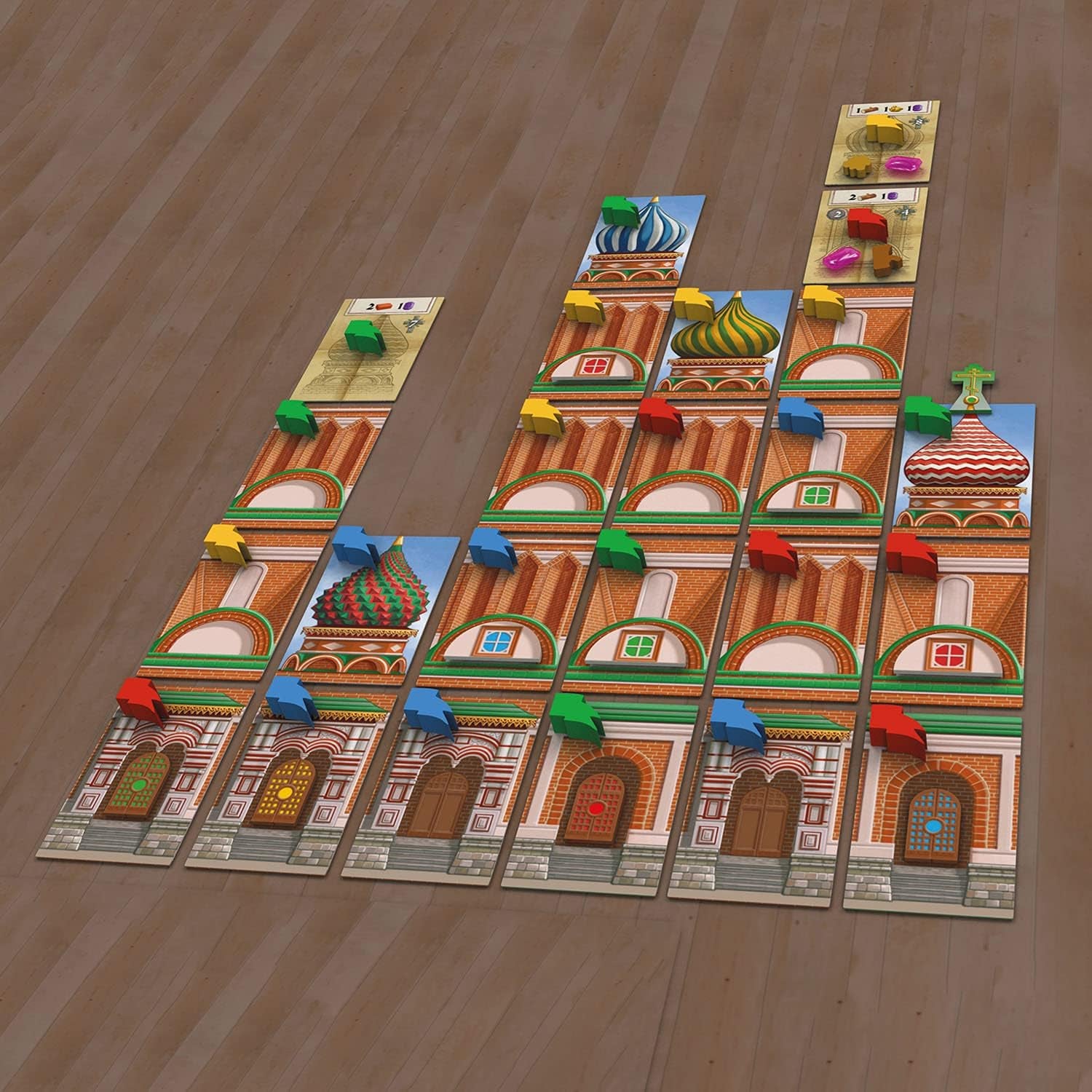 KOSMOS 682156 Červená katedrála, Stavitelé cara, Strategická hra se speciálním kostkovým mechanismem, Stolní hra pro 1-4 hráče od 12 let, Hra pro fajnšmekry