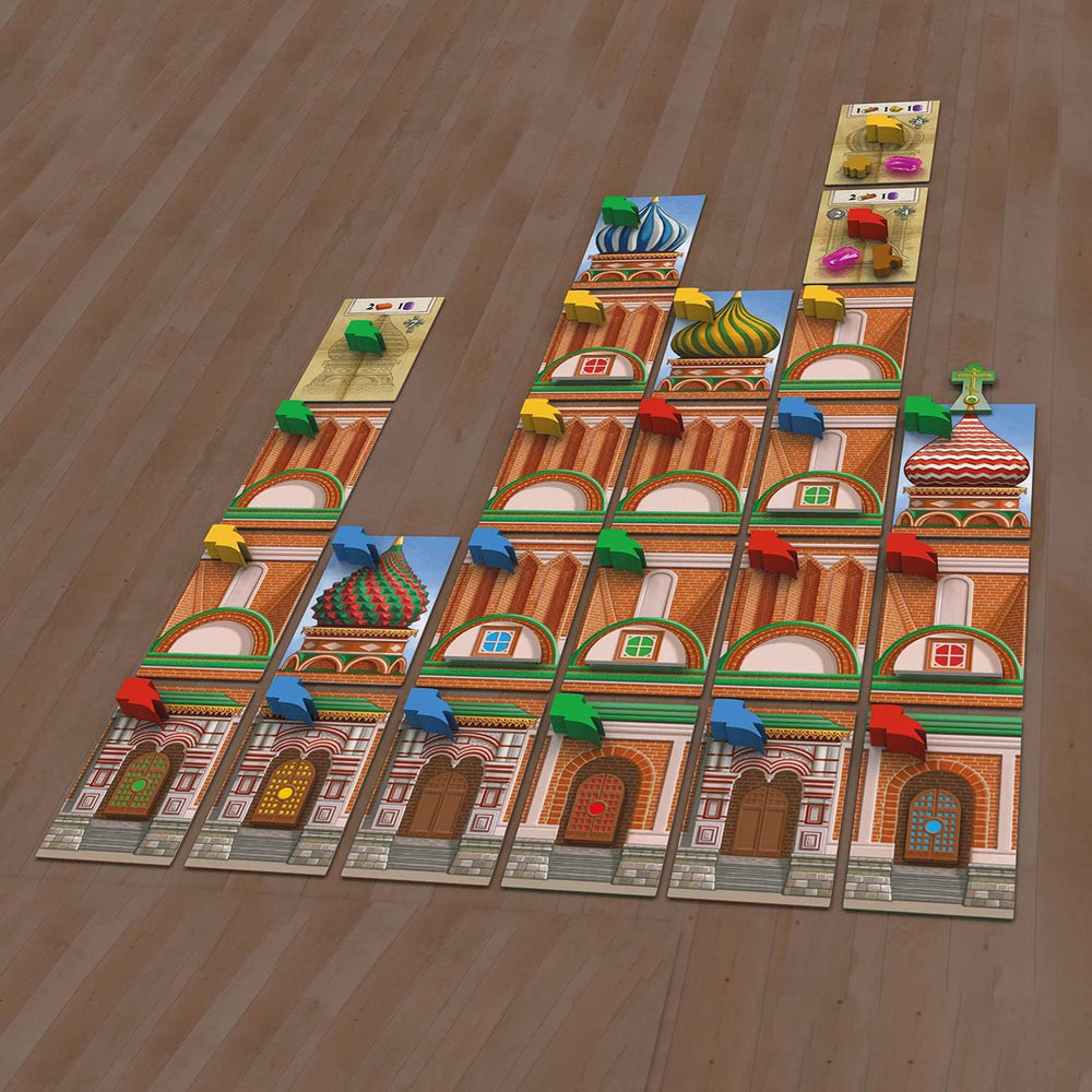 KOSMOS 682156 Červená katedrála, Stavitelé cara, Strategická hra se speciálním kostkovým mechanismem, Stolní hra pro 1-4 hráče od 12 let, Hra pro fajnšmekry