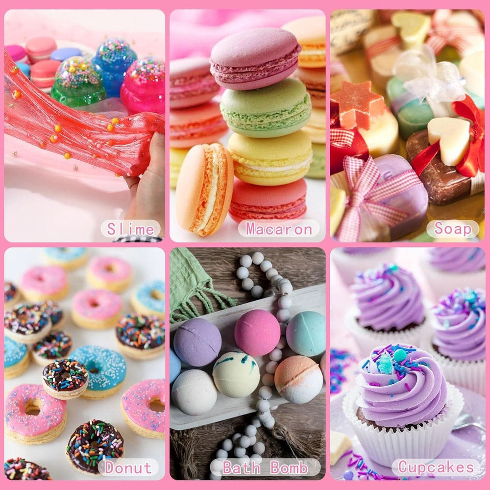 Sada 12 ks tekutých potravinářských barviv, 10 ml Naty Shop