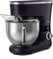 Philips 7000 Series Küchenmaschine - 5,5 Liter, 1000 Watt, 8 Geschwindigkeitsstufen, Proknead Technologie, Rezepte, LED Smart Timer, Knethaken, Schneebesen Und Rührbesen (HR7962/01) Mama si Copilul Naty Shop