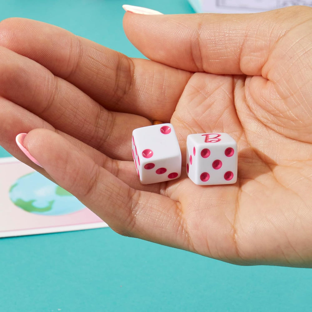 Barbie Edition, klasická desková hra inspirovaná snovým světem Barbie a jejími dobrodružstvími, je originální hrou pro děti a teenagery.