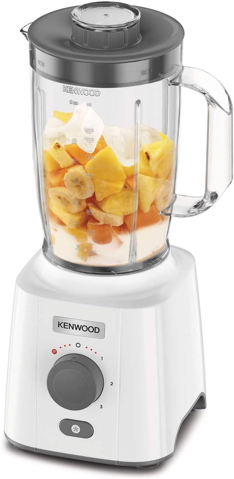 Mixér Kenwood BLP41.C0WH, Kunststoff, Grau, Weiß Kitchen Naty Shop