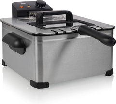 Friteuză Tristar, 1 coș mare și 2 coșuri mici, termostat reglabil, zonă de răcire, 5 litri, 2000 W, FR-6949 Electrocasnice Naty Shop Default Title