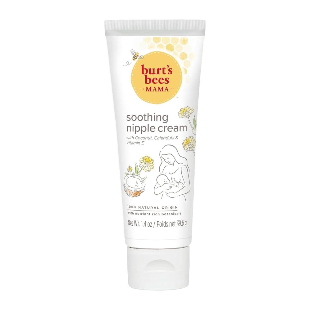 Burt'S Bees® Mama zklidňující krém na bradavky s kokosem, měsíčkem a vitamínem E, 100% přírodní, 1,4 unce Příslušenství Jídlo a kojení Baby Naty Shop