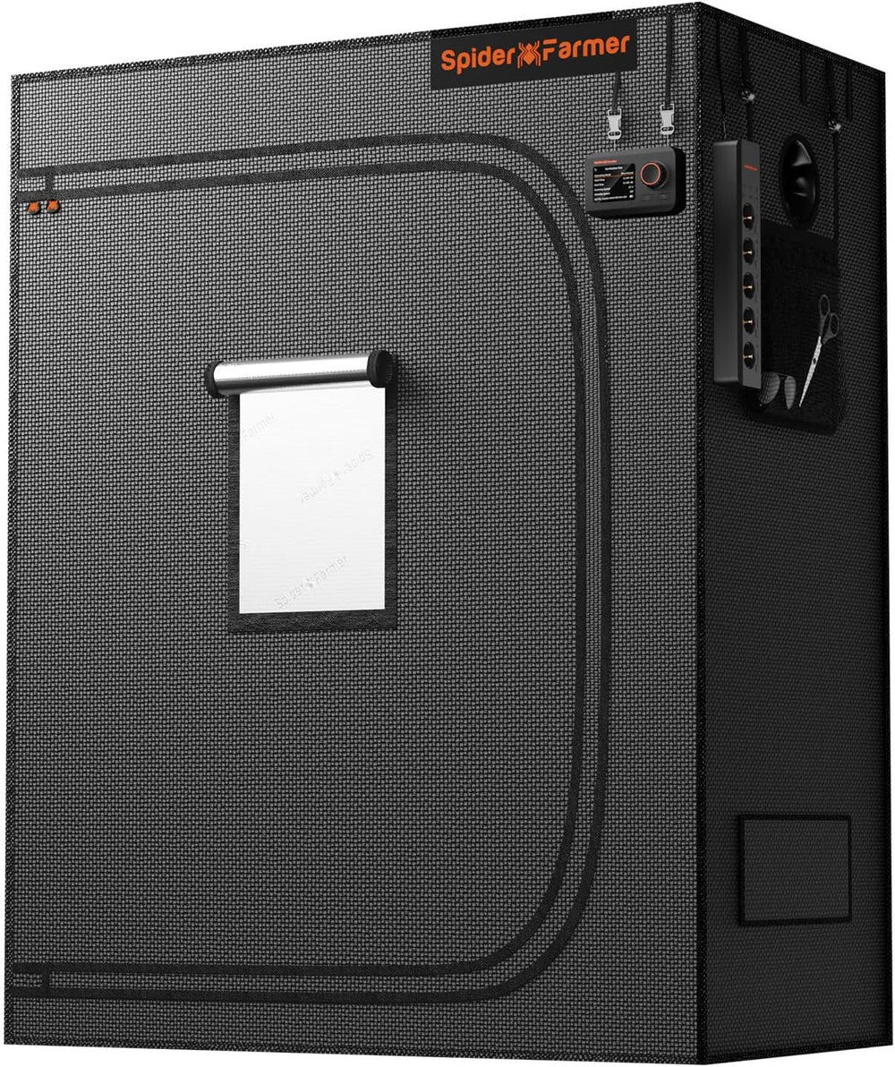 Pěstební stan Spider Farmer Pro 70x140x200cm s rolovacími dveřmi, pozorovacím oknem, odnímatelným podlahovým panelem, tkanina Mylar 2000D, pro vnitřní hydroponii s SF4000, G4500, SE4500