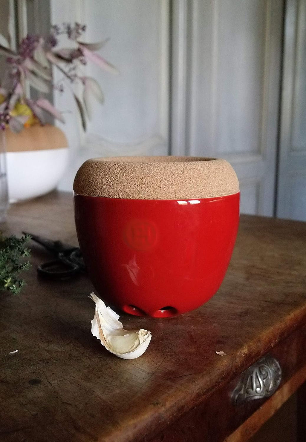 EH348763 Oală pentru usturoi, ceramică, 14.6 x 14.6 x 13.4 cm, ceramică, Grand Cru, 14.6 x 14.6 x 13.4 cm Cutii depozitare alimente Naty Shop