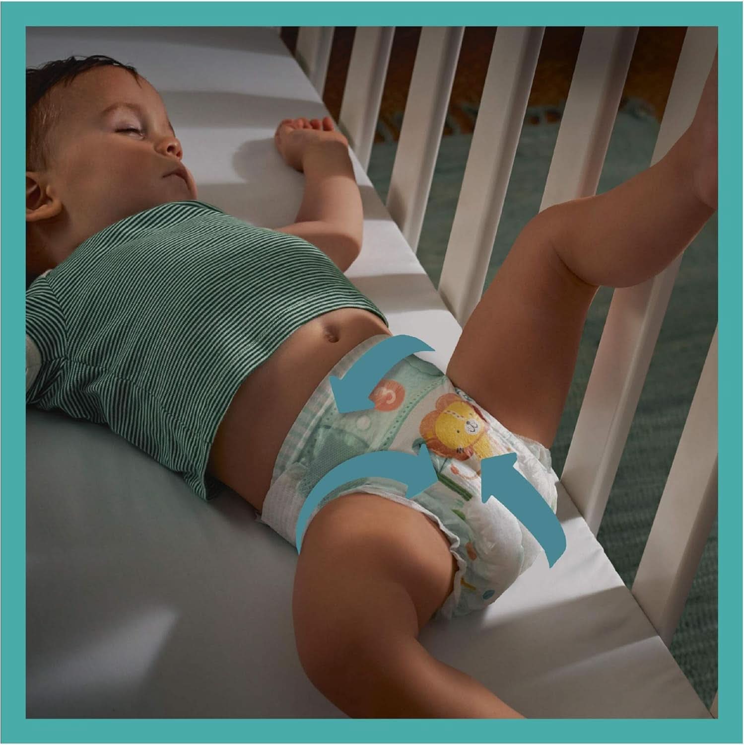 Pampers (klasická verze), plenky pro miminka vel. 4+ (10-15 kg), 100 ks Mother and Child Naty Shop