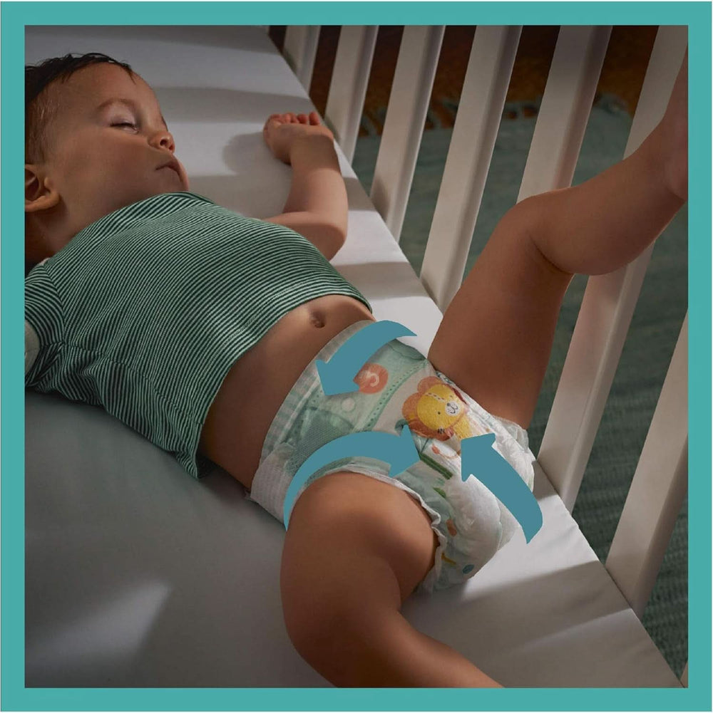 Pampers (klasická verze), plenky pro miminka vel. 4+ (10-15 kg), 100 ks Mother and Child Naty Shop