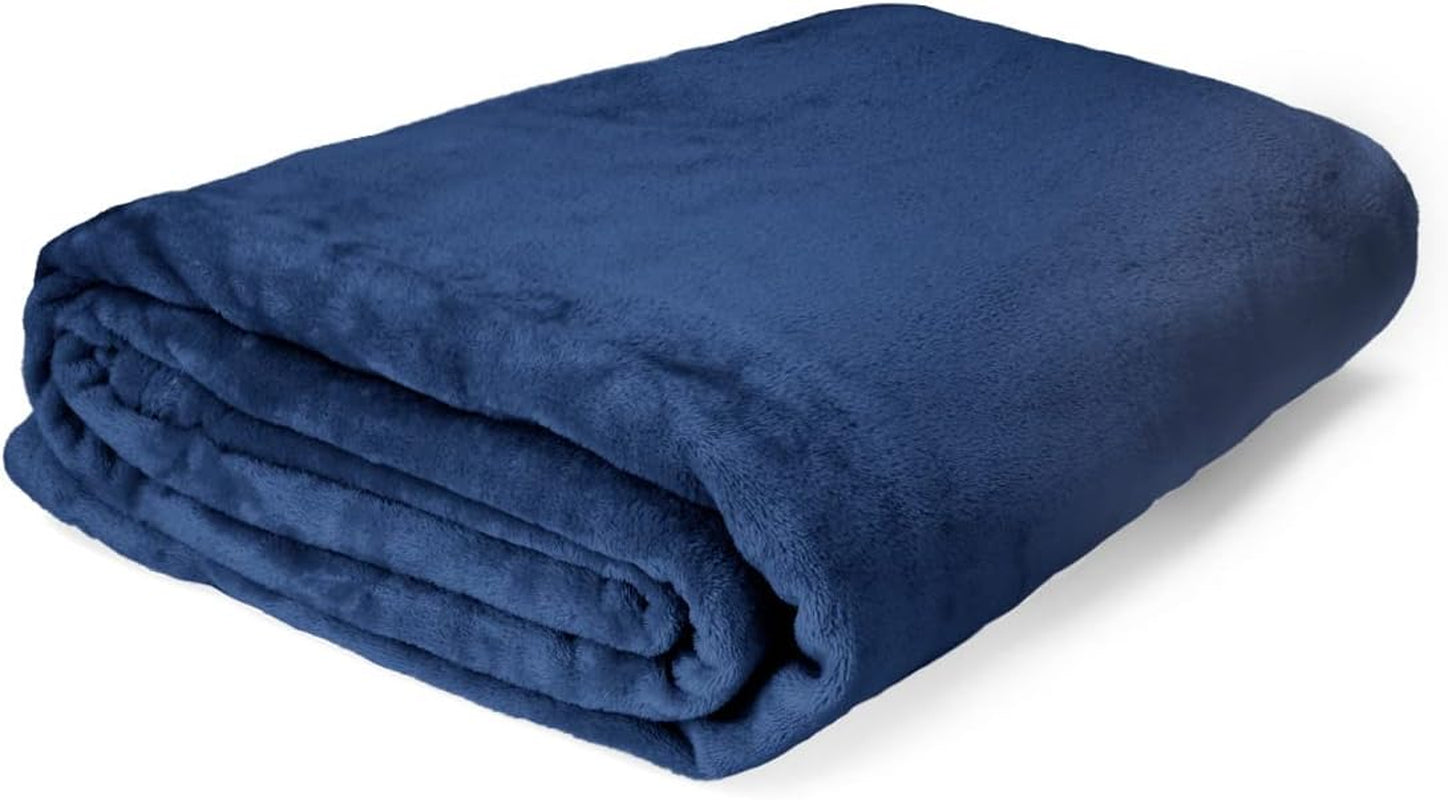 HOMLA Nadýchaná a hřejivá červená fleecová deka - na pohovku a postel Pohodlná deka Sedací deka Deka do obývacího pokoje - snadná údržba 150 X 200 cm Růžová Postele a přikrývky Besuche den HOMLA-Store Námořnická modrá Mukava Polyester 200X220 Cm