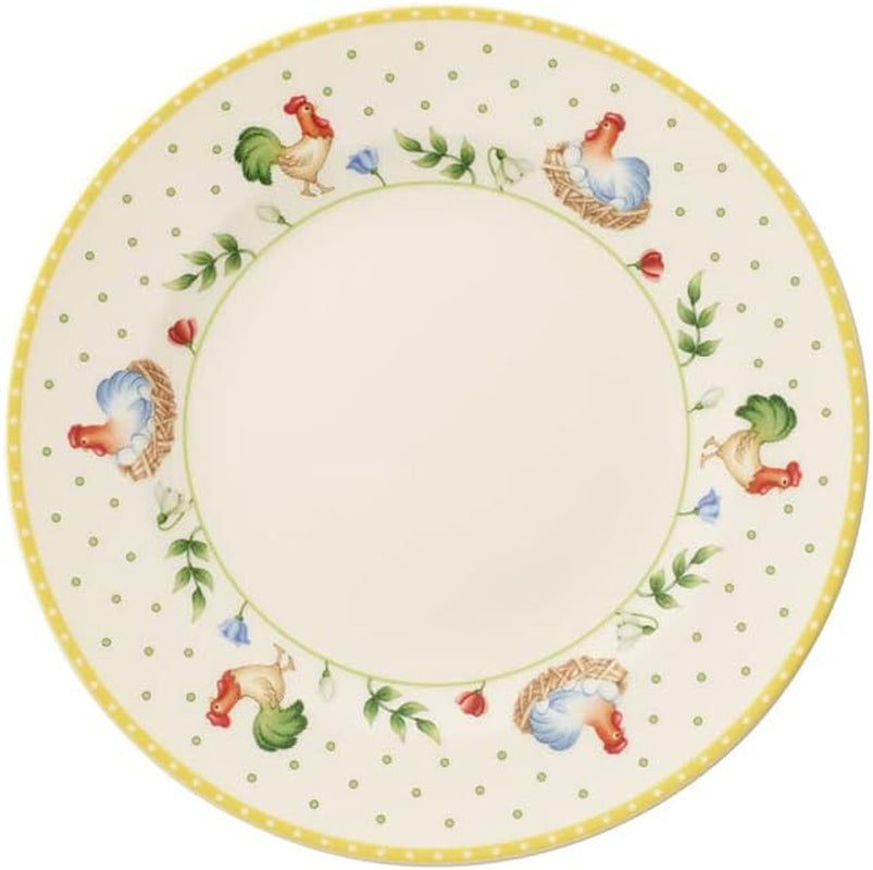Villeroy & Boch – Spring Awakening Frühstücksset Für 2 Personen, 6 Teilig, Ostergeschirr Set Frühstück, Ostern, Kaffeeservice, Geschirr Frühling, Porzellan Seturi vesela masa Naty Shop Fruehstücksteller Hahn Henne