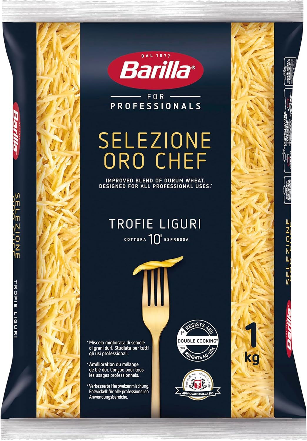 Těstoviny Barilla Selezione Oro Chef Trofie Liguri, 1kg