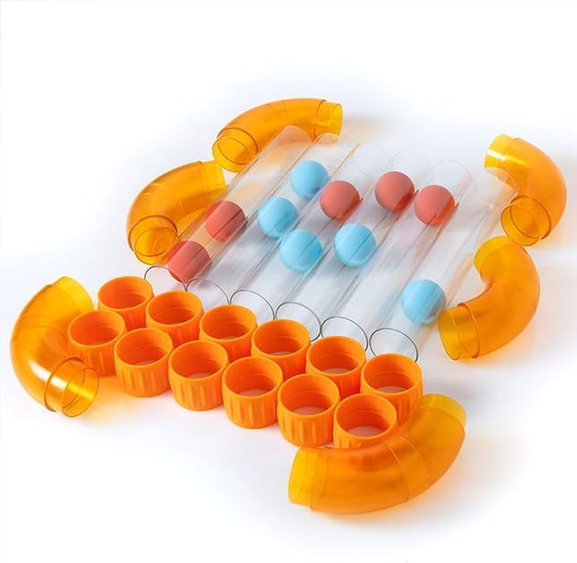 Fat Brain Toys Air Toobz Erweiterungspaket – Luftbetriebenes STEM-Bauspielzeug – Kinder & Jugendlich, Blau