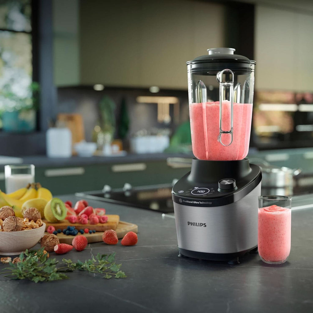 Blender PHILIPS Seria 7000 HR3760/00, 2l, 1500W, 12 trepte viteza, negru Bucatarie Naty Shop