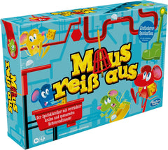 Mouse Run Away, rodinná hra pro 2 až 4 hráče, klasická desková hra pro více hráčů s jednoduchým nastavením pro děti od 6 let, rodinná stolní hra