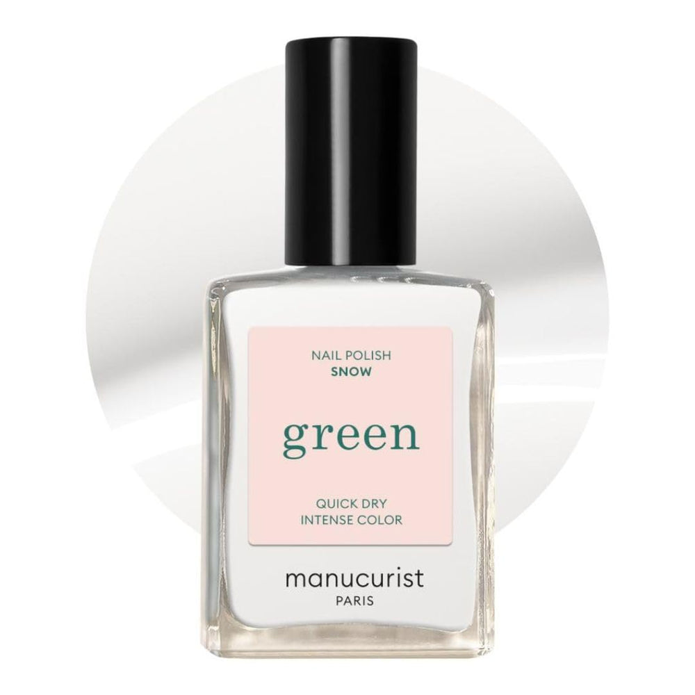 Manucurist Green - Rosy Beige Shell Beige Lak - Rychleschnoucí lak na nehty - DIY Nails - Vegan 12-Free - Rostlinná báze - Lak na nehty - Vyrobeno ve Francii