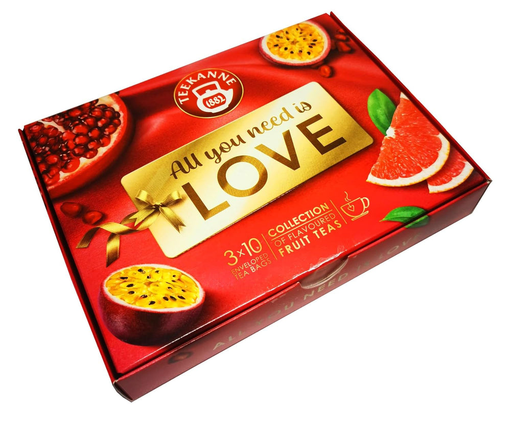 TEEKANNE Love Collection Box Amestec exclusiv de ceai de fructe - 3 X 10 pliculețe - 65 G