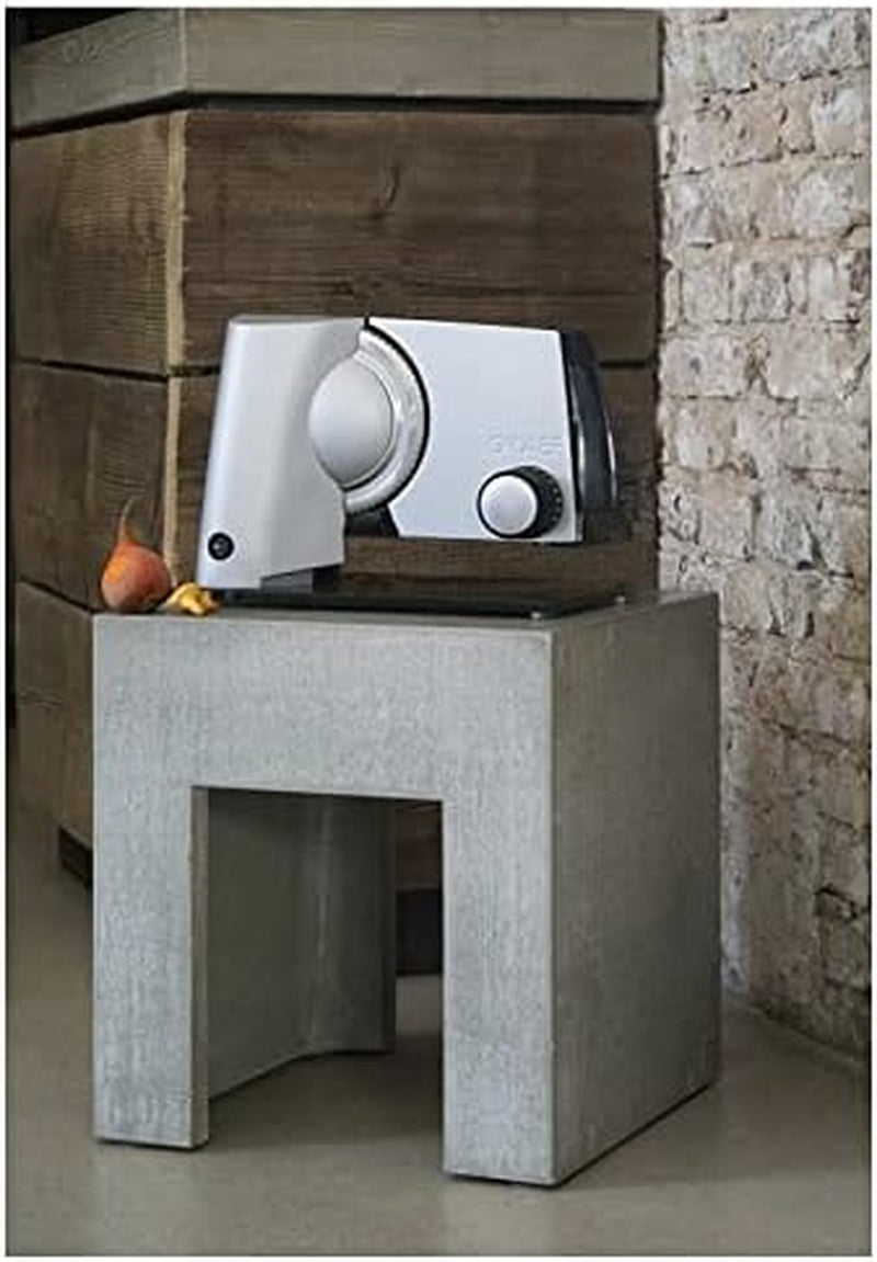 GRAEF SKS S32000, stříbrný elektrický kráječ s celokovovým pouzdrem a skleněnou základní deskou Struhadla a kráječe Naty Shop