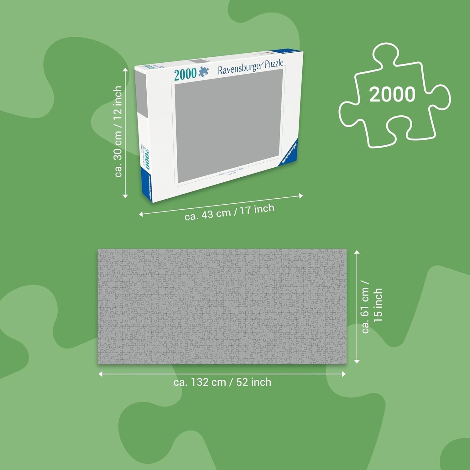 Ravensburger Puzzle 17299 - Rodokmen - Panoramatické puzzle Harry Potter 2000 dílků pro dospělé a děti od 14 let Puzzle Naty Shop