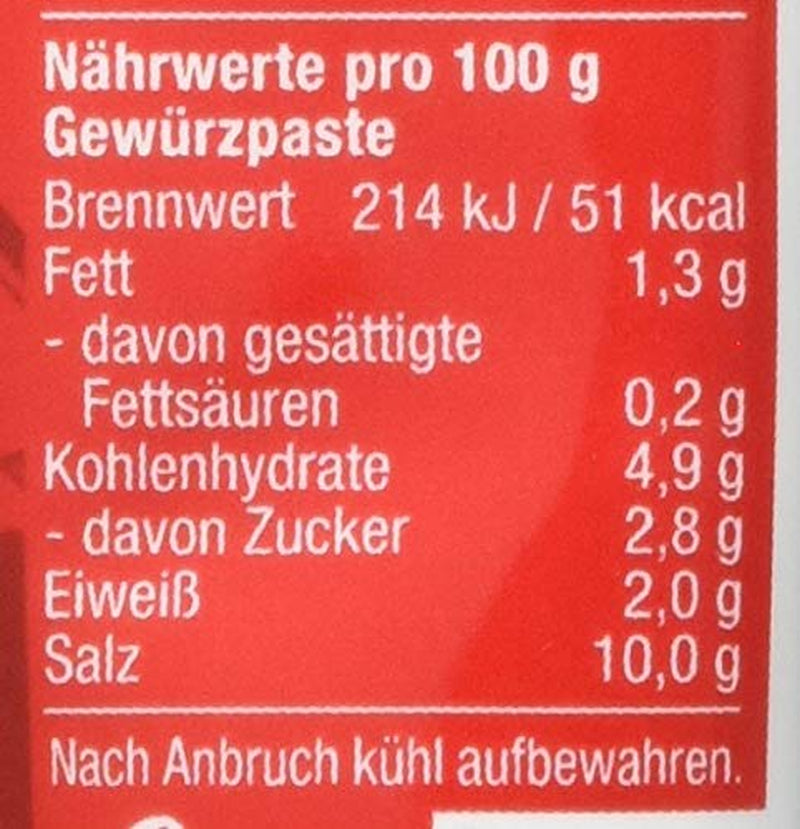 Fuchs Gewürze – Paprika Gewürzpaste, vollmundig piquantes Aroma, Paste zum Würzen von Soßen, Fleisch-Gerichten nebo Suppen jeglicher Länder-Küchen, 60 g