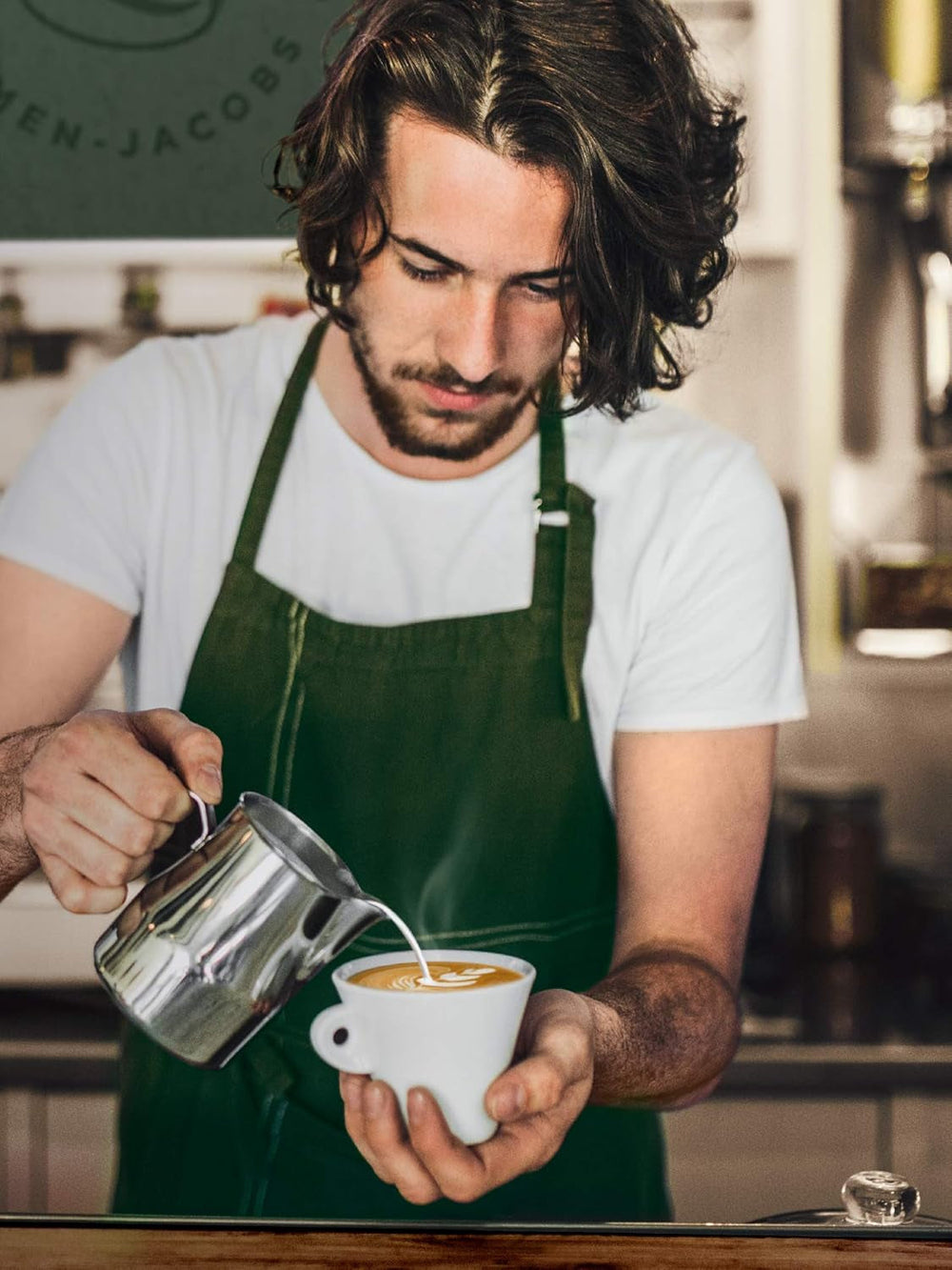 Jacobs Professional Le Grand Café Crema, boabe de cafea întregi 1kg, Mild, Intensitate 2/5 Cafea Naty Shop