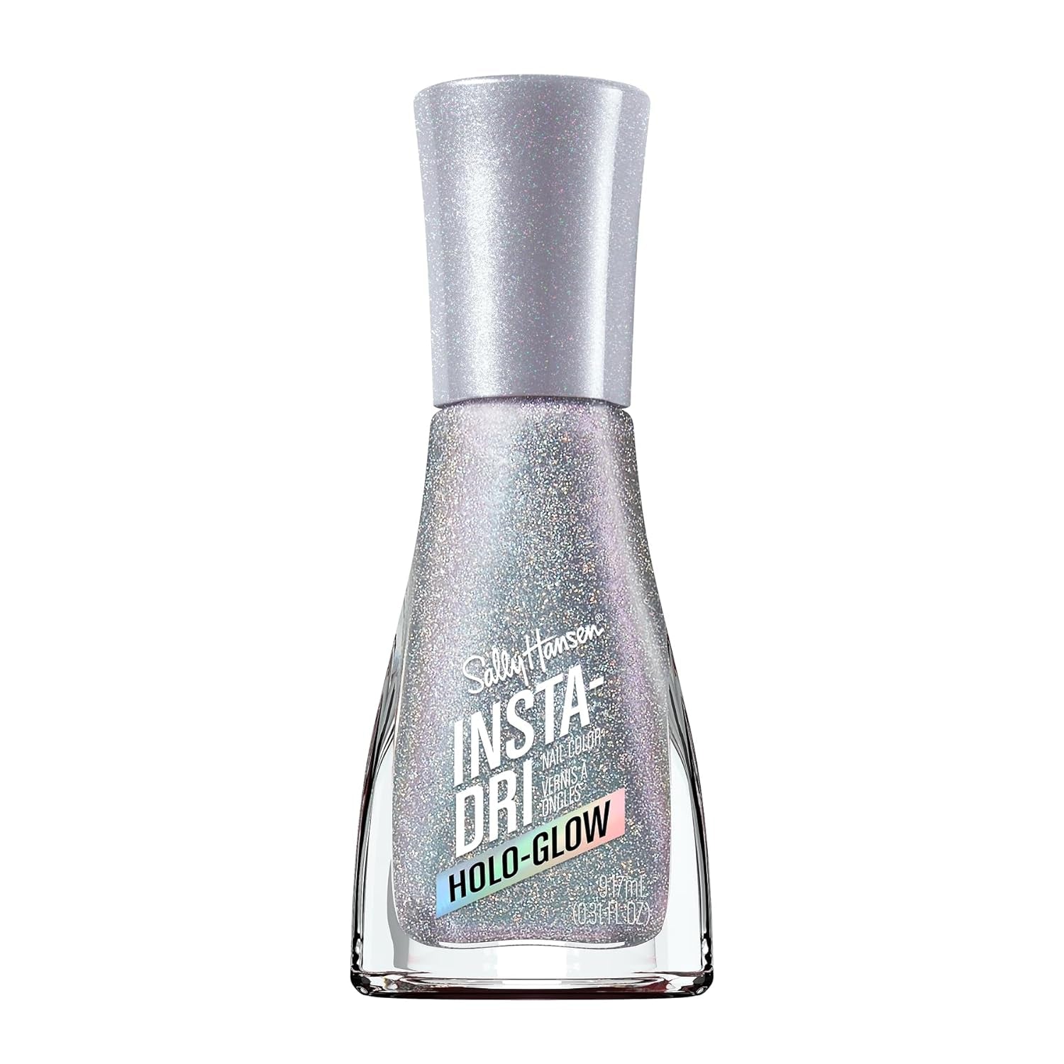 Insta-Dri Holo-Glow, euforický lak na nehty, snadné použití, dlouhotrvající, krásné barvy, snadno se nanáší na nehty, bez žmolků, 19 ml