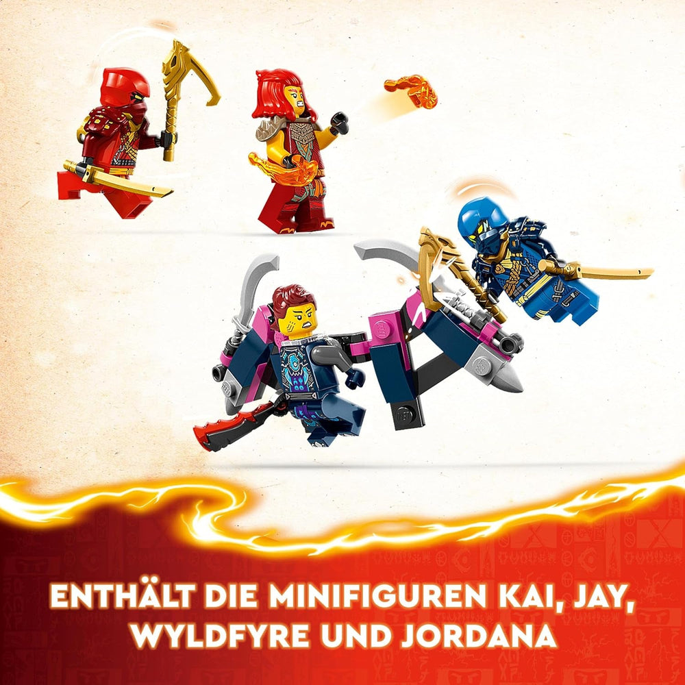 LEGO NINJAGO Sada Kai's Ninja lezeckého robota, Hračka Ninja se sestavitelnou akční figurkou a 4 minifigurkami, Dětská dobrodružná sada, Dárek k narozeninám pro 9leté chlapce a dívky 71812 Stavebnice Beuche den LEGO-Store