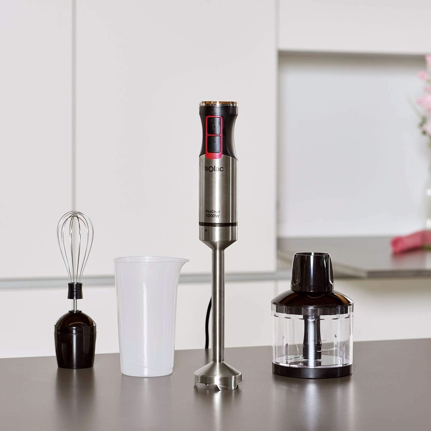 Pro Chef 1000 Standmixer, W, Edelstahl Kitchen Naty Shop