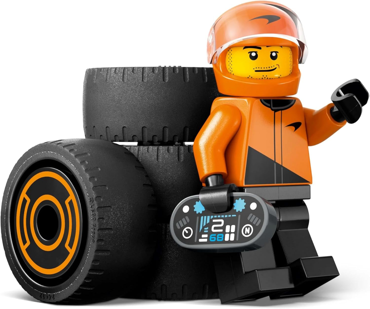 LEGO City Závodník F1 se závodním autem Mclaren - Model formule 1 se závodním autem a minifigurkou - malý dárek pro chlapce a dívky od 6 let nebo fanoušky motoristického sportu 60442 Stavebnice Besuche den LEGO-Store