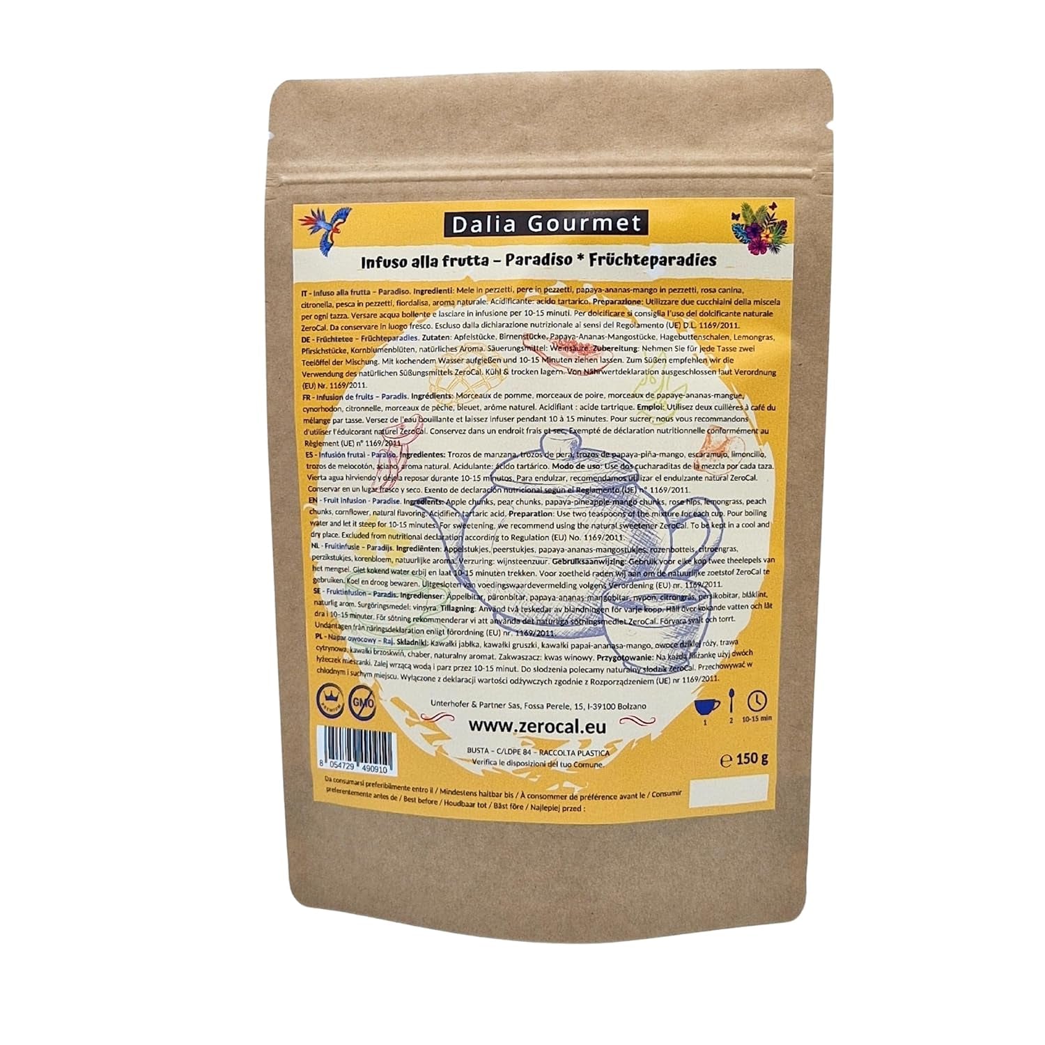 Ceai de plante vrac | Ceai de plante de munte 75 g | Calitate premium | Fără gluten | Fără lactoză | Vegan