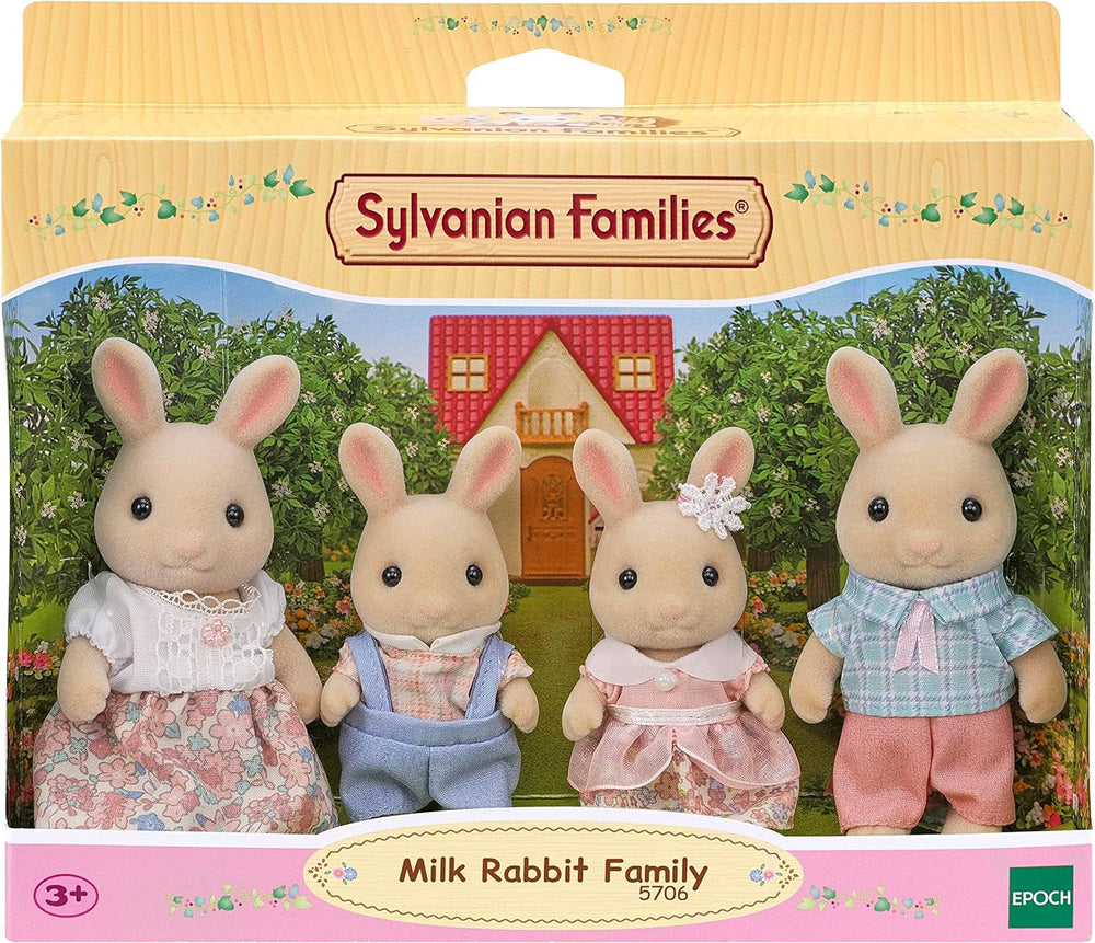 Sylvanian Families L5706 Familia Milk Bunny - Figuri pentru casa de păpuși Papusi Naty Shop