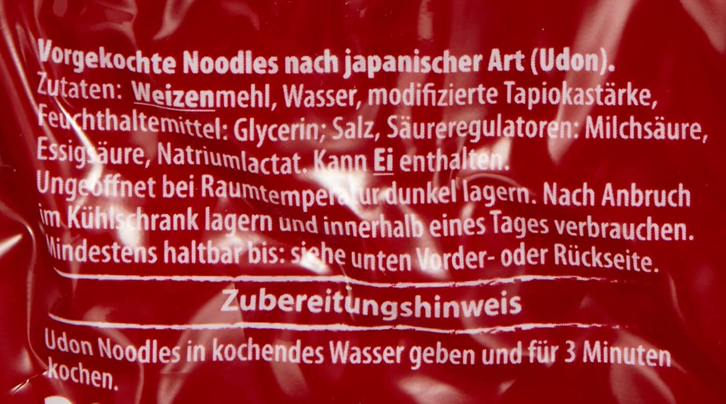 Miyako Sanuki Udon nudle, vařené, balení 12 ks (12 x 200 g)