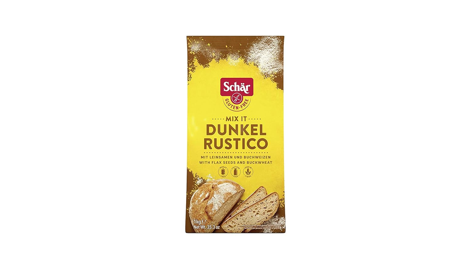 Mix It Dunkel Backmischung Glutenfrei 1Kg, 10Er Pack Směs na pečení a vaření Naty Shop Výchozí název