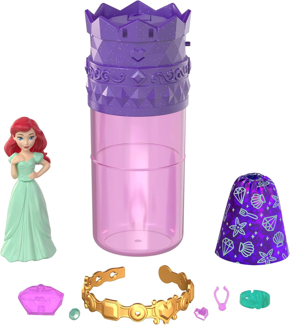 Disney Prinzessin-Spielzeug, Royal Color Reveal-Puppe s 6 Überraschungen zum Auspacken, Freundschaft-Serie s figurkou přátel, inspirací Disney-Filmen