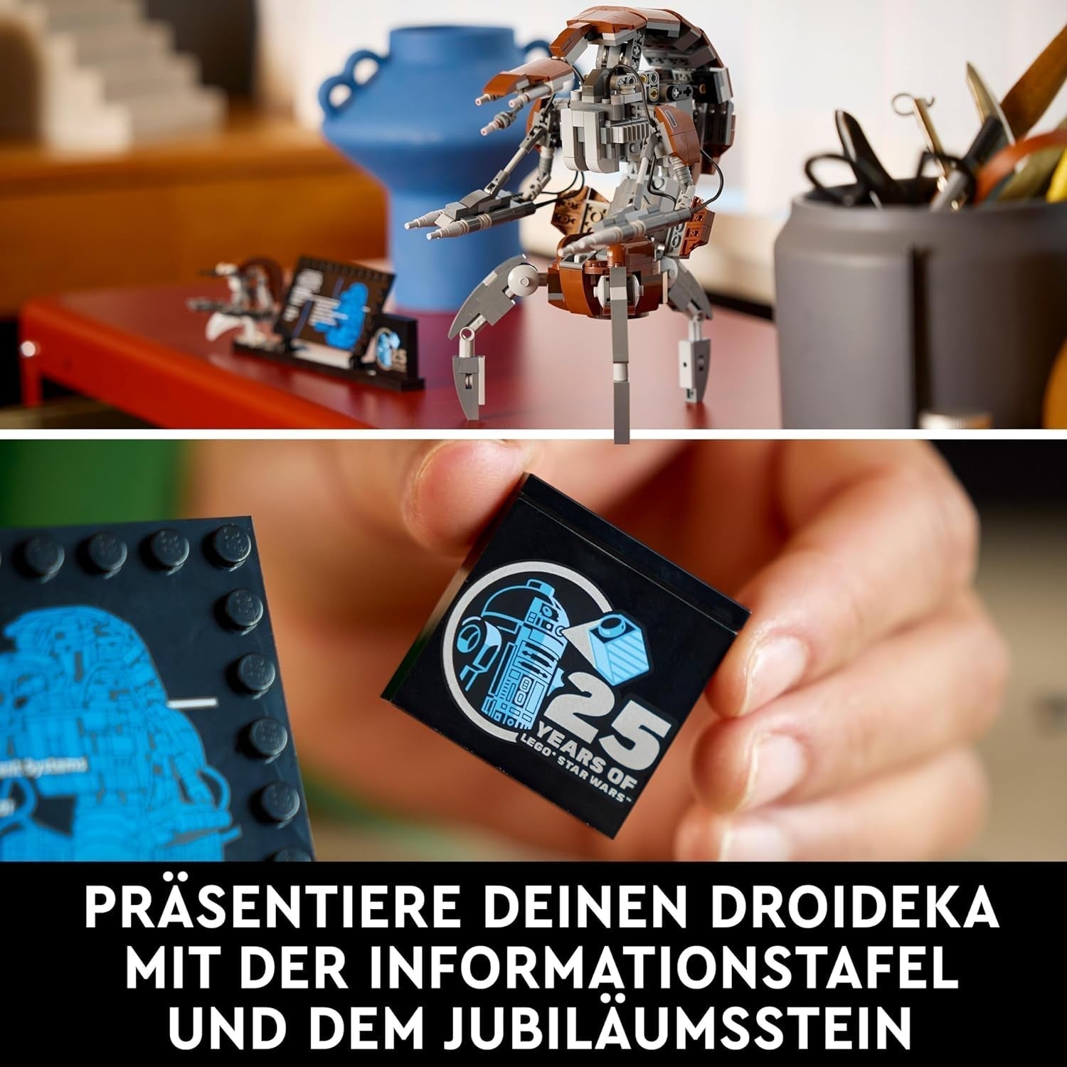 Sada droideka LEGO Star Wars, sada modelu droida pro dospělé, dekorace na stůl, sběratelská sada, nápad na dárek pro muže a ženy 75381 Stavebnice Besuche den LEGO-Store