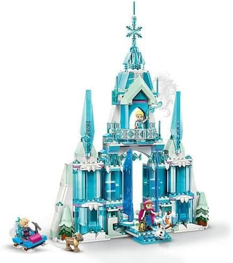 LEGO Ç€ Disney Frozen Elsin zimní palác, stavebnice a herní sada pro děti s modelovým palácem a minifigurkami ELSA a Anny, dárek pro dívky, chlapce a filmové fanoušky od 6 let 43244 Stavebnice Besuche den LEGO-Store