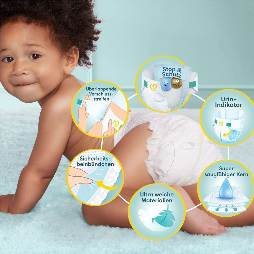 Pampers Baby Plenky vel. 4, Premium Protection, Plenky, 174 ks. , 9Kg - 14Kg Matka a dítě Naty Shop