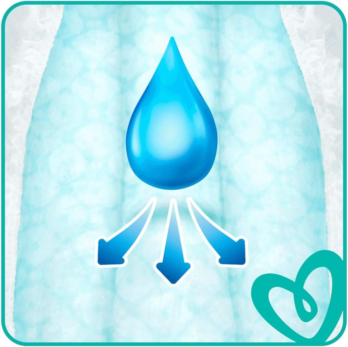 Plenky Pampers 81657566 Baby-Dry Pants, bílé