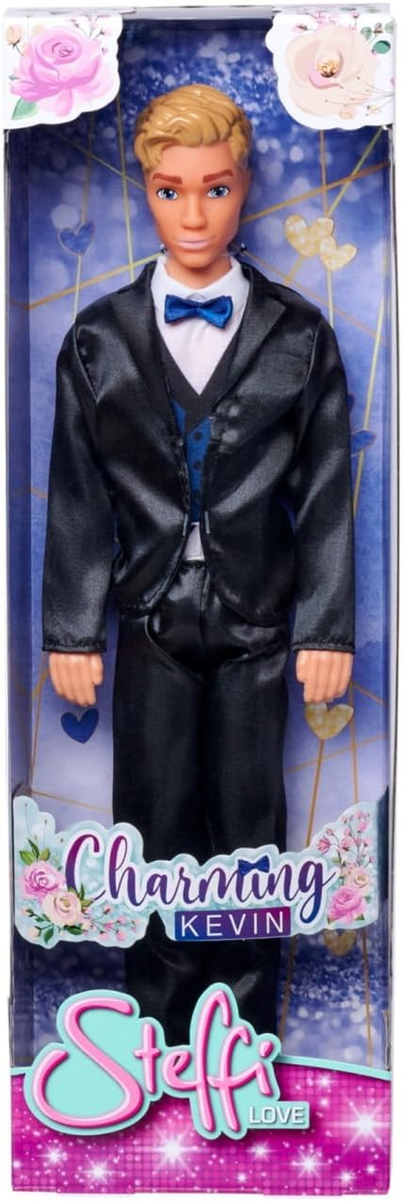 Simba 105733629 - Steffi Love Kevin Charming, păpușă purtând un costum elegant cu papion și vestă, 30 cm, vârste 3+