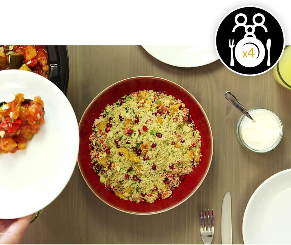 Pomalý hrnec Crock-Pot, 2 nastavení teploty + funkce udržování teploty, 3,5 litru (3-4 osoby), červený [SCV400RD] pomalý hrnec Naty Shop