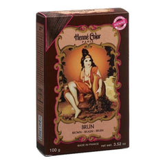 Henné Colour Henna Powder Copper 100 g Vopsea pentru par Naty Shop maro, negru 100 G (1 pachet)