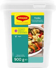 Maggi Professional Fondor Universal-Würzmittel o.k.A., veganské Würzmischung, 1er Pack (1 x 900g Gastro Box)