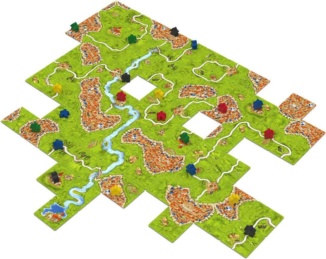 Hans im Glück, UNbox Now, Carcassonne V3.0, základní hra, rodinná hra, hra roku 2001, 2–5 hráčů, věk 7+, 35 minut hraní, německy