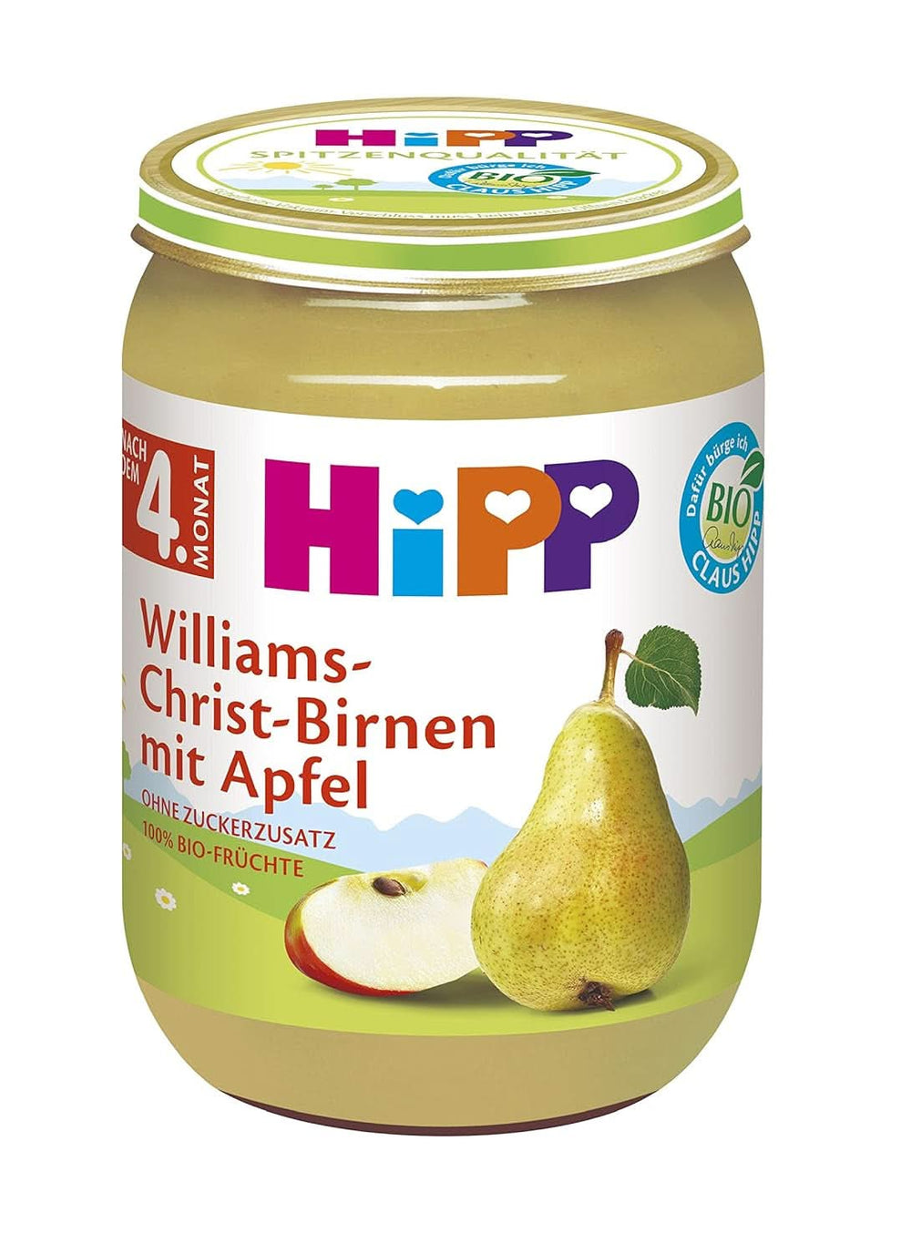 Hipp Pro malé labužníky, Nektarinky v jablkách a mangu, bez přidaného cukru, 6 X 190 gramů Mother and Child Naty Shop 6 x 190 gramů Williams Christ hrušky, hrušky a jablka