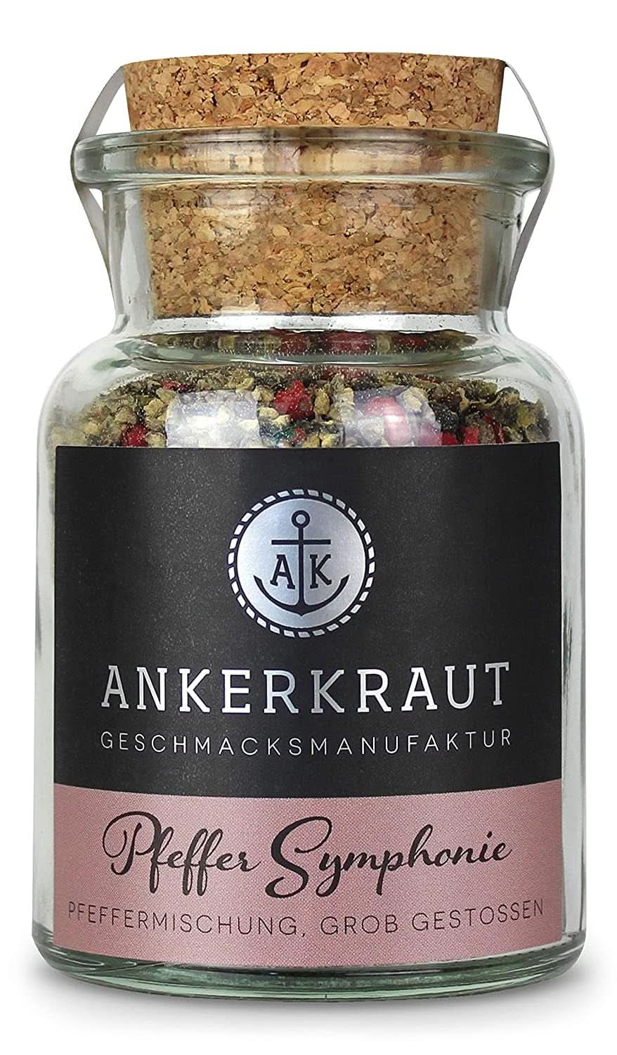 Ankerkraut Symphonie, pepřová směs pro dochucení vůní a chutí, 140 gramů Naty Shop Spices Ground 70 gramů