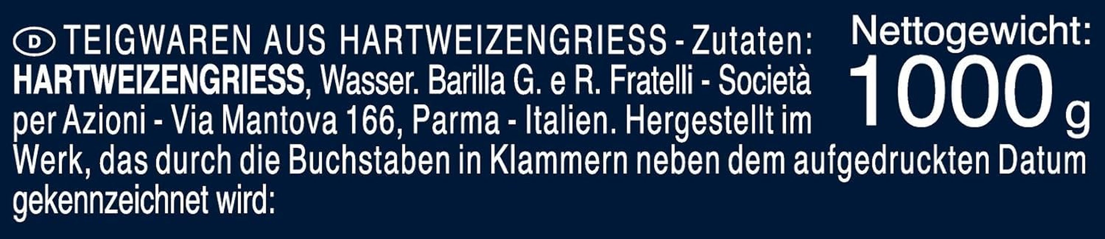 Těstoviny Barilla Selezione Oro Chef Trofie Liguri, 1kg