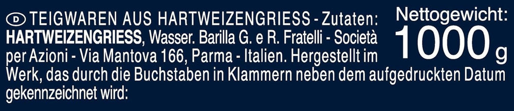 Těstoviny Barilla Selezione Oro Chef Trofie Liguri, 1kg
