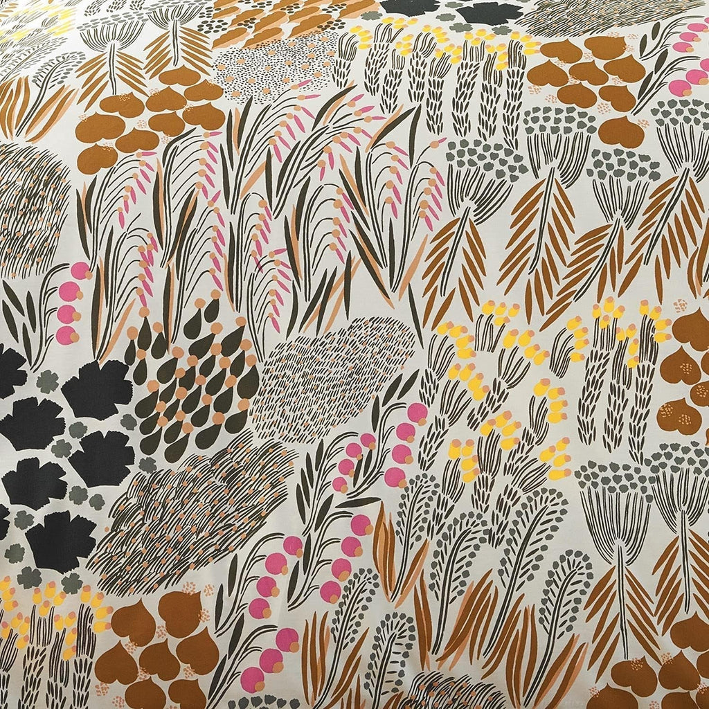 MARIMEKKO Set de lenjerie de pat Queen, lenjerie de pat din bumbac percale cu fețe de pernă asortate, decor de casă pe tot parcursul anului (Pieni Letto, Multicolor, pat Queen size) Plapumi si pilote Naty Shop