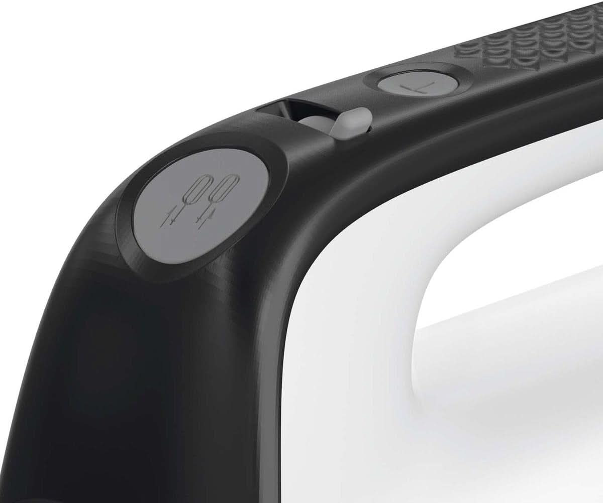 Taurus Station Inox - Standrührgerät Für Backwaren, 500W, 5 Geschwindigkeiten, Turbofunktion, 2 Arten Von Rührstäben: Kneten Und Mixen, Weiß/Schwarz Mama si Copilul Naty Shop